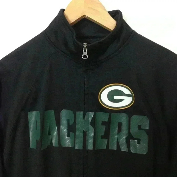 NFL Green Bay Packers Men S Zip Athletic Jacket - Picture 3 of 5